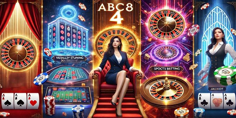 ABC8 - Top 4 game đỉnh cao: Slot 3D, thể thao, Baccarat, nổ hũ